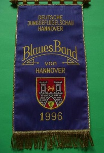 Blaues Band Junggeflügelschau Hannover 1996