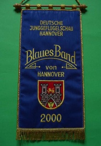 Blaues Band Junggeflügelschau Hannover 2000